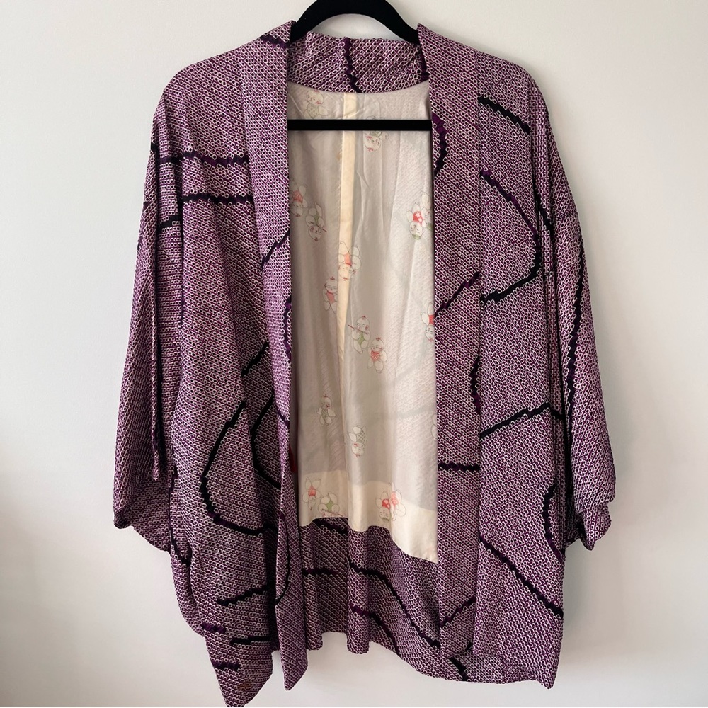 Authentic Japanese Vintage Haori Kimono Coat